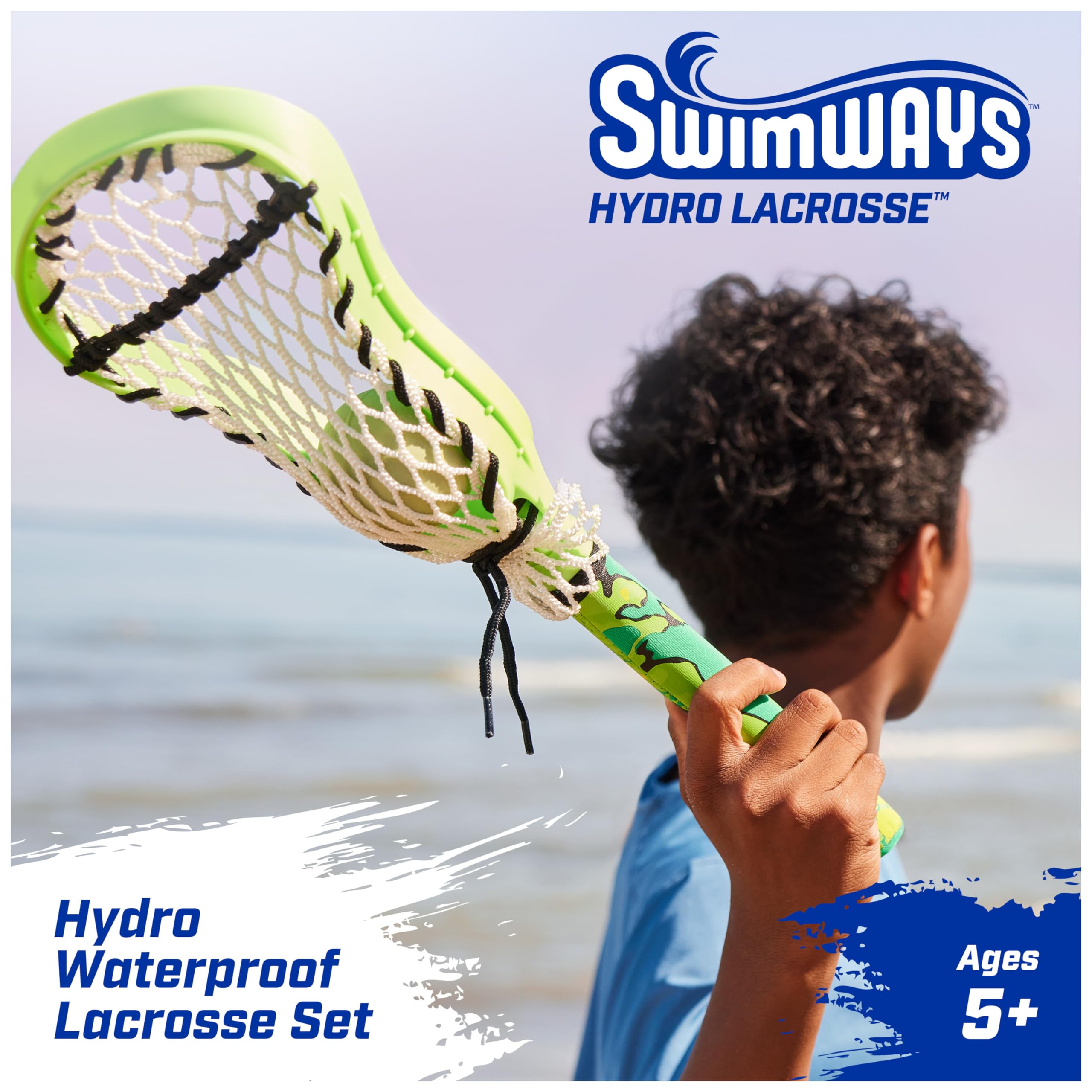SwimWays Hydro Lacrosse, Waterproof Lacrosse Set, Outdoor Games for Adults and Kids, Sports Equipment, Pool Party Games and Toys, Blue 🍁 All In One Marketplace Canada