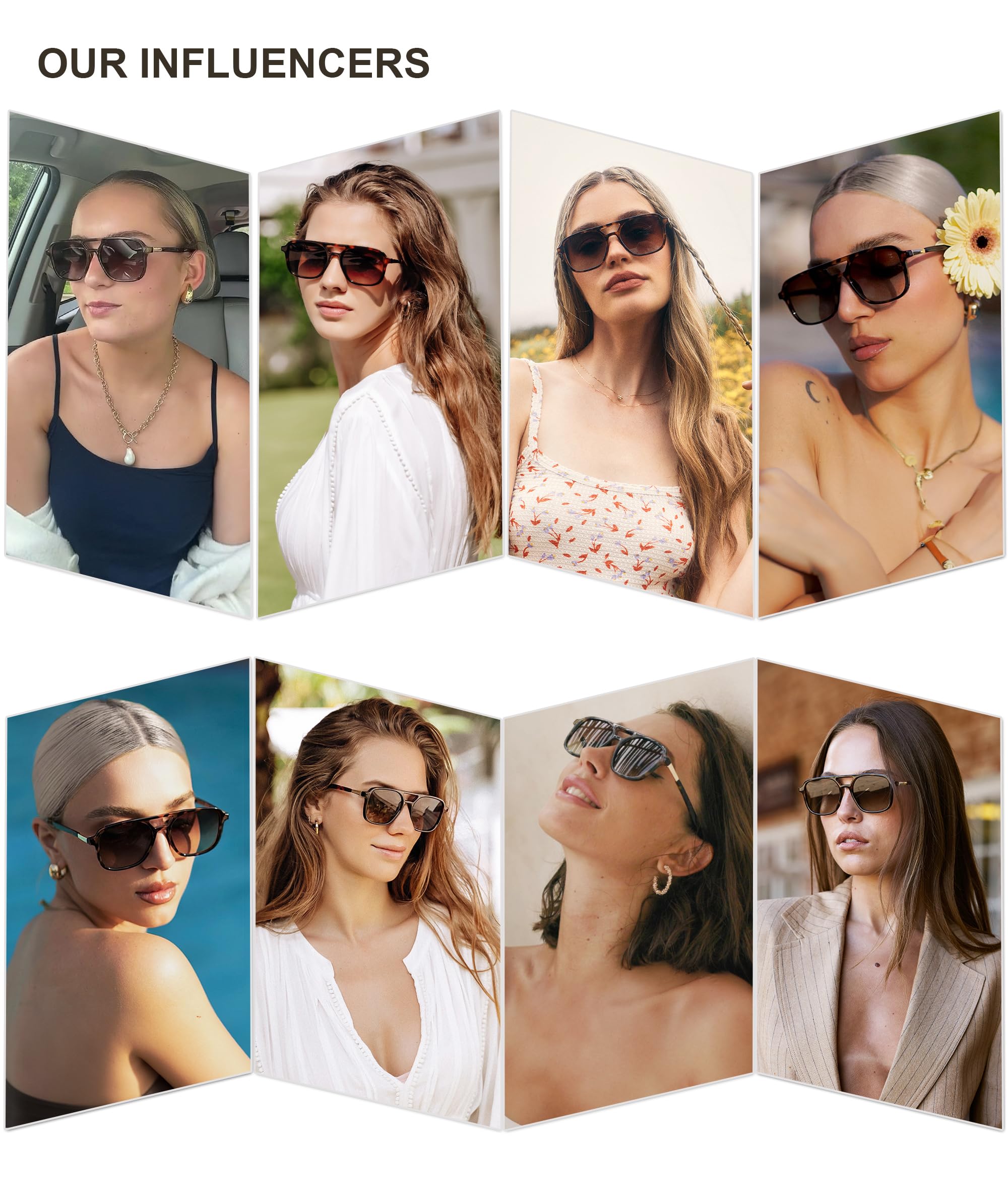 SOJOS Retro Aviator Sunglasses for Women Men,Trendy Rectangle Womens Mens Shades Sun Glasses SJ2202 Tortoise Frame Brown Grading Lens 🍁 All In One Marketplace Canada