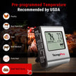 ThermoPro TP-16 Meat Thermometer with Stainless Steel Probe for Indoor Outdoor Use, Digital Cooking Thermometer for Grill, Barbecue, Oven, Smoker, Candy 🍁 All In One Marketplace Canada
