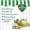 Baby Gourmet Organic Puree Baby Food Pouches - Simply Pear - No Added Sugar or Salt, Non GMO, No Fillers, Gluten Free, Kosher (128ml) 12-Pack 🍁 All In One Marketplace Canada