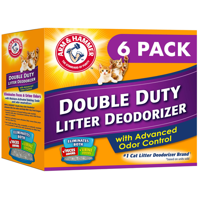 ARM & Hammer Cat Litter Deodorizer Double Duty, 30 oz, 6 Pack 🍁 All In One Marketplace Canada