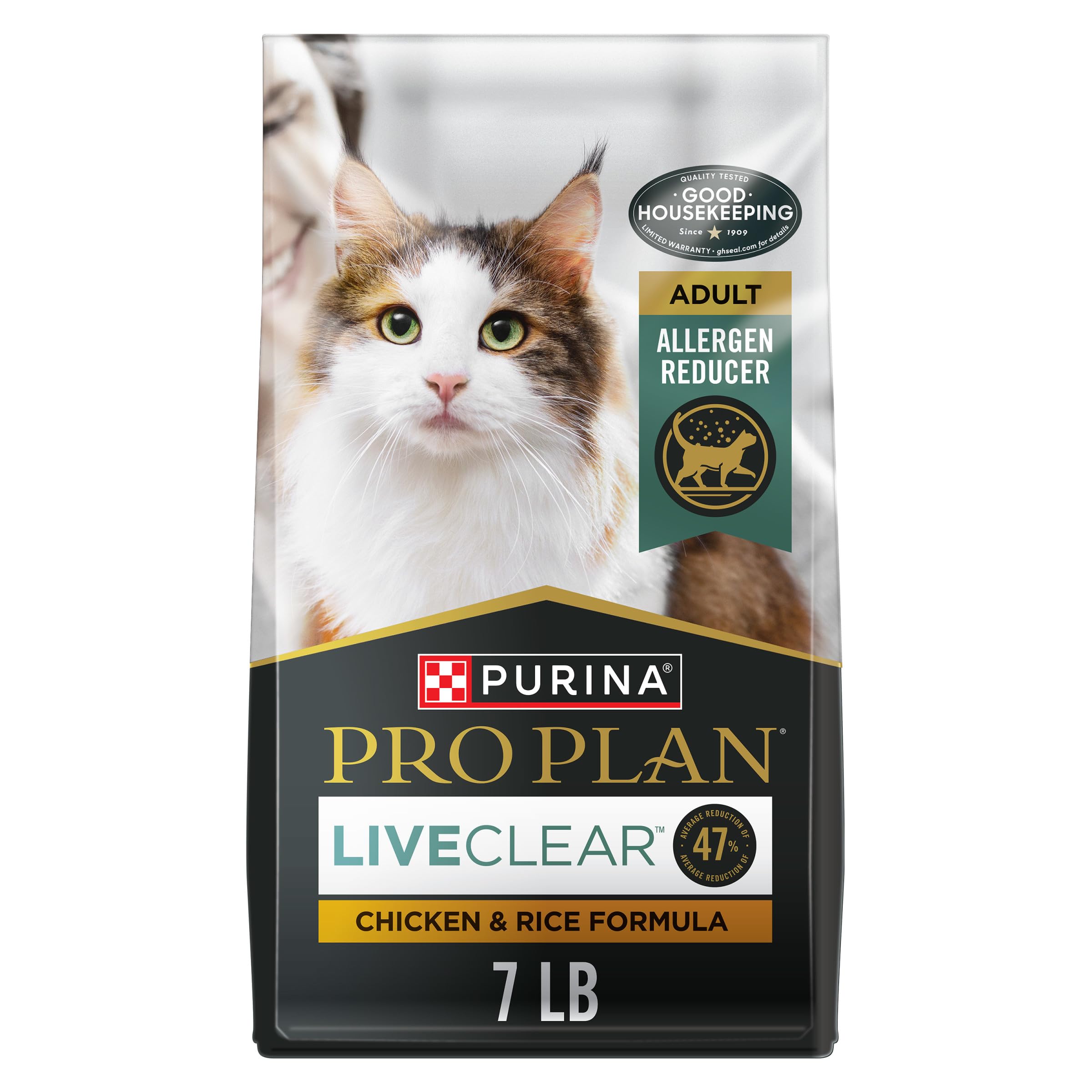 Purina Pro Plan Specialized LiveClear Dry Cat Food, Chicken & Rice - 3.18 kg Bag (1 Pack) 🍁 All In One Marketplace Canada