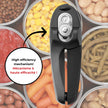 Starfrit MightiCan Can Opener, Safe Smooth-Cut Design, Holds Lid and Leaves No Sharp Edges, Comfort Grip Handle, Heavy-Duty Non-Slip Knob, 3-Year Warranty, Black 🍁 All In One Marketplace Canada