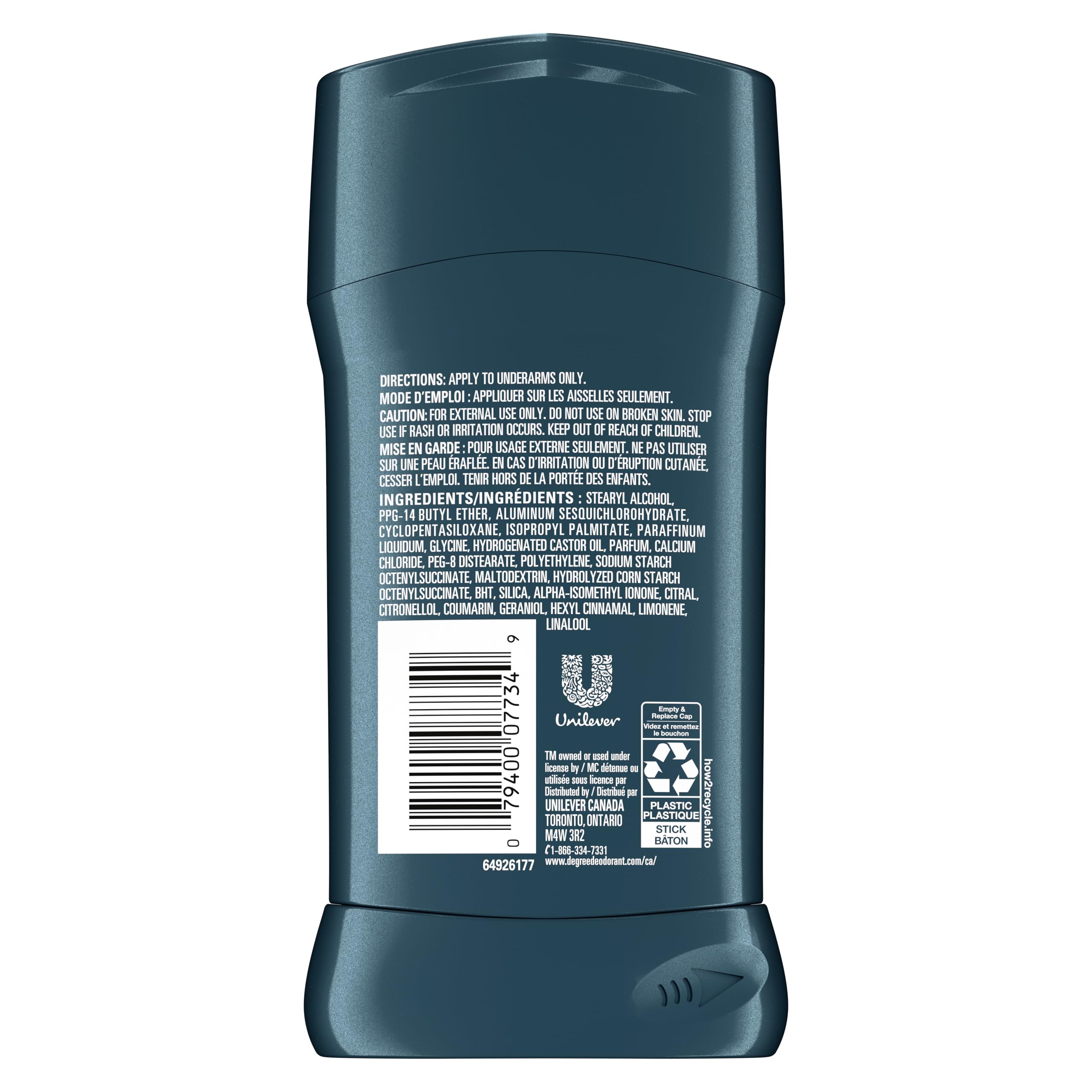 Degree Men Antiperspirant Deodorant for 72-Hour Sweat and Odour Protection, Adventure, 76g (Pack of 4) 🍁 All In One Marketplace Canada