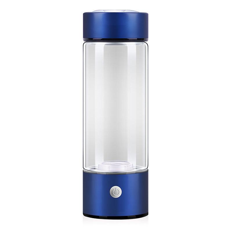 Hydrogen Water Bottle Generator – Electric Rechargeable Antioxidant Hydrogen-Rich Water Maker | 500ml Borosilicate Glass