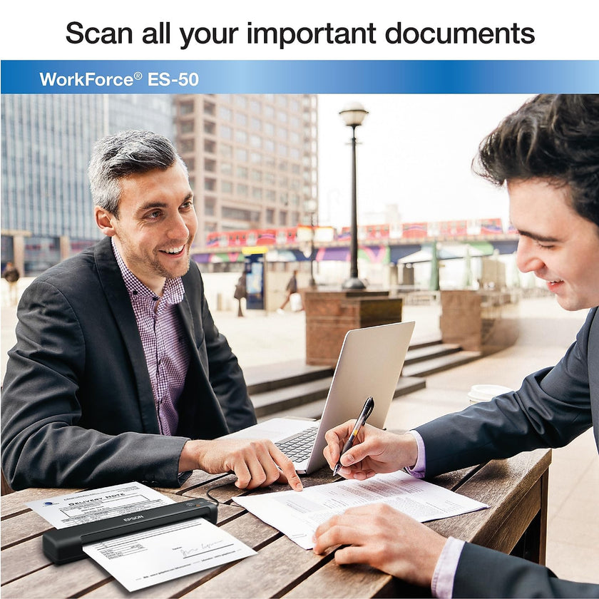 Epson WorkForce ES-50 Portable Sheet-fed Document Scanner for PC and Mac, Black 🍁 All In One Marketplace Canada