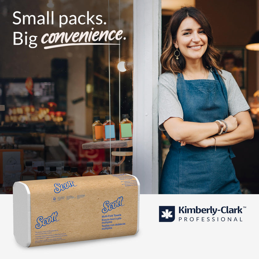 Scott Professional Universal Multifold Paper Towels, Bulk (03650), Absorbency Pockets, 9.2