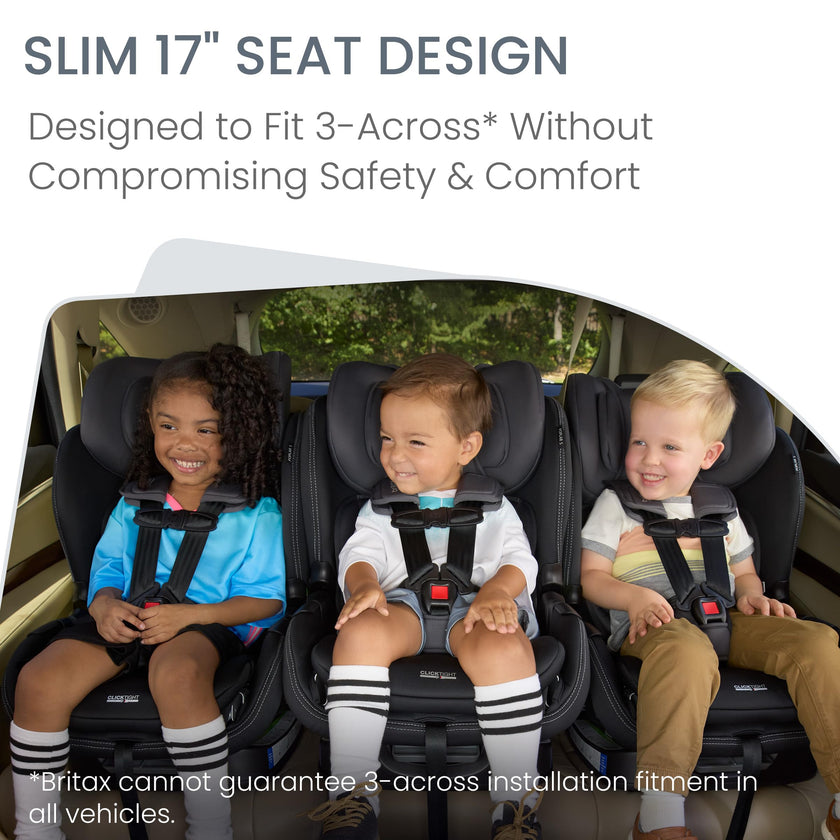 Britax Poplar S Convertible Car Seat, Slim 17” Design — Stone Onyx 🍁 All In One Marketplace Canada