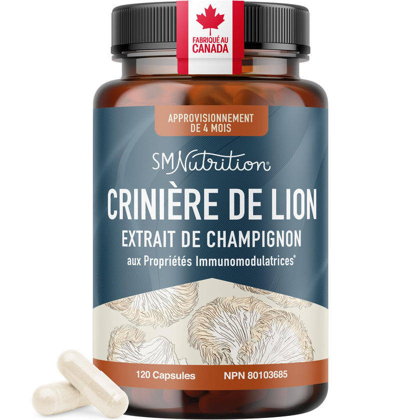 Lion’s Mane Supplement & Nootropic for Mental Clarity | 4 Month Supply | Performance & Memory Support | Antioxidant Rich & Immunomodulating Mushroom | Extra Strength Lions Mane 500mg | Non-GMO 120ct 🍁 All In One Marketplace Canada