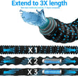 200 ft Expandable Garden Hose with 10 Spray Nozzle - Heavy Duty Superior Strength 3750D - 4 -Layer Latex Core - Expanding Water Hoses - Extra Strong Brass Connectors/Storage Bag 🍁 All In One Marketplace Canada