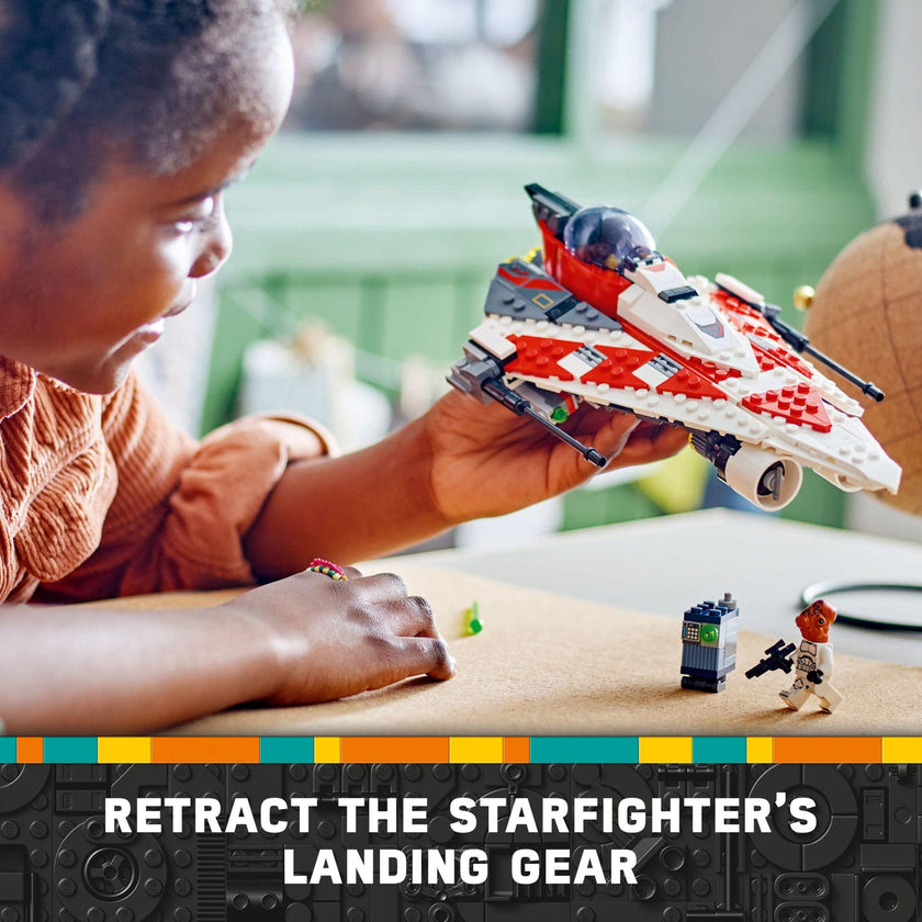 LEGO Star Wars Jedi Bob’s Starfighter Buildable Toy Vehicle, Brick Built Star Wars Starship with Jedi Bob Minifigure, Birthday Gift Idea for Boys, Girls or Any Fan Ages 8 and Up, 75388 🍁 All In One Marketplace Canada