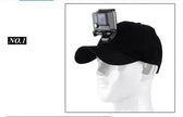 Canvas Sun Hat Cap Cycling Hiking Golfing Fishing For Sports Action Cam Camera
