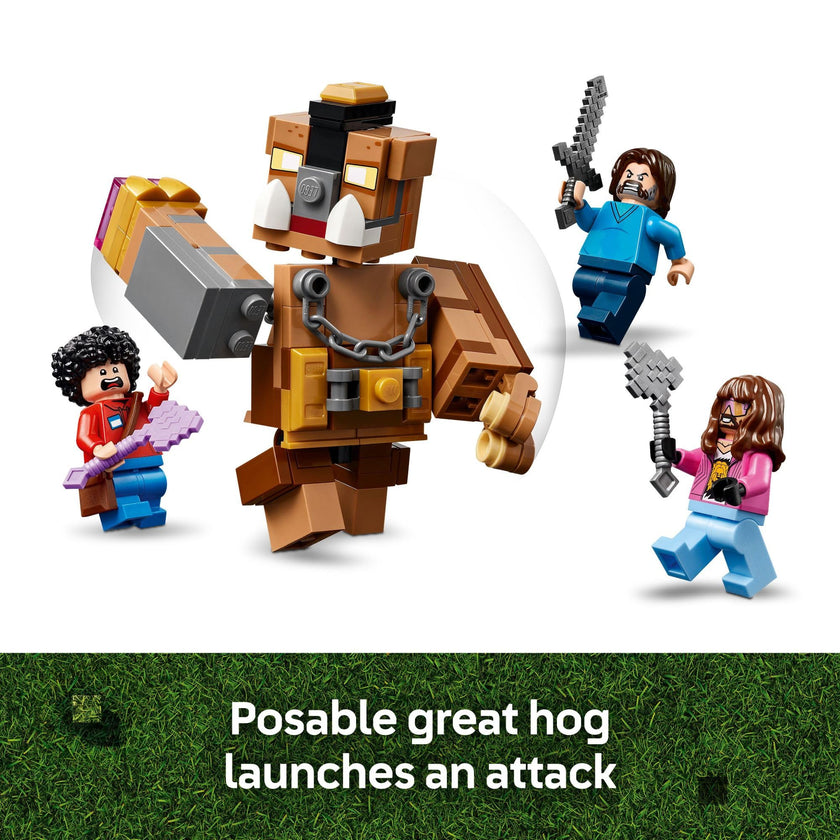 LEGO Minecraft Woodland Mansion Fighting Ring - Building Toy for Kids Age 10+ - Includes Steve, Garrett, & Henry Minecraft Figures, Plus a Chicken Jockey & More - Birthday Gift Idea for Fans - 21272 🍁 All In One Marketplace Canada