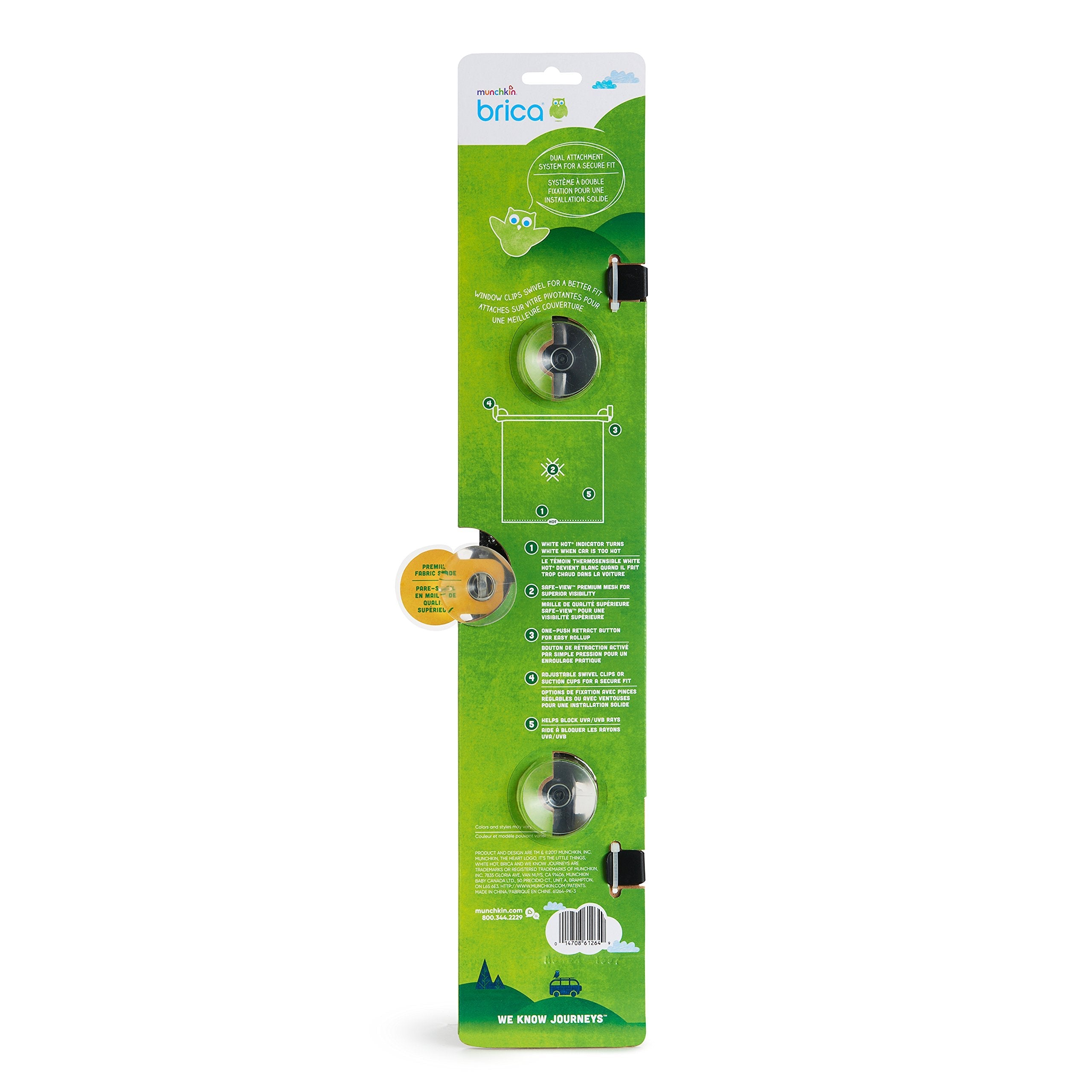 Munchkin Brica Mega White Hot Roller Shade Black 🍁 All In One Marketplace Canada