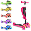Hurtle - 3 Wheel Foldable Kick Scooter for Kids & Toddlers (Pink CA) 🍁 All In One Marketplace Canada