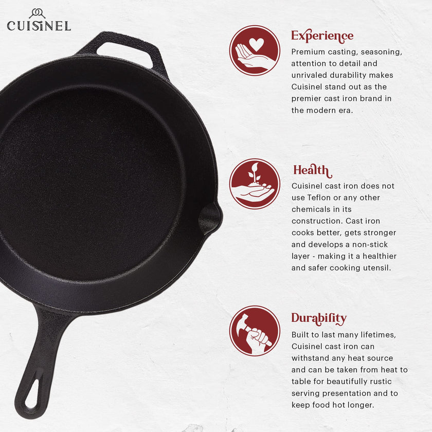 Cast Iron Skillet Set - 8
