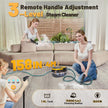 Gautye Steam Cleaner, 3 Level Adjustable Handle with 15 Accessories 🍁 All In One Marketplace Canada
