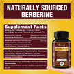 Nutravonic Berberine Supplements 1000mg Per Serving, 500mg Per Capsule | Made in Canada I Supports Healthy Glucose & Lipid Metabolism | Non-GMO, Vegan, Gluten-free, 120 Easy-to-Swallow Capsules 🍁 All In One Marketplace Canada