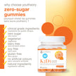 Youtheory K2D3 Zero Sugar Gummies, 1000 IU D3 & MK-7 100 mcg K2, Helps Develop & Maintain Bones & Teeth, Peach Flavour, Vegetarian, 60 Gummies 🍁 All In One Marketplace Canada