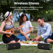 Monster Speaker S200 Wireless Portable Bluetooth Speaker, 24H Playtime, IPX6 Waterproof, 50W Stereo Sound, Bluetooth 5.4, Dual Bass Speakers, Perfect for Home, Parties, and Travel.Black 🍁 All In One Marketplace Canada