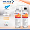 Epoxy Resin Kit for Art & Craft | 16oz (473ml) | UV Resistant | Clear Epoxy Resin | Jewelry, Earrings, Coasters, Casting, Molding, Crafting & more | Includes 2 pairs of gloves, 2 cups, 4 sticks & mica 🍁 All In One Marketplace Canada