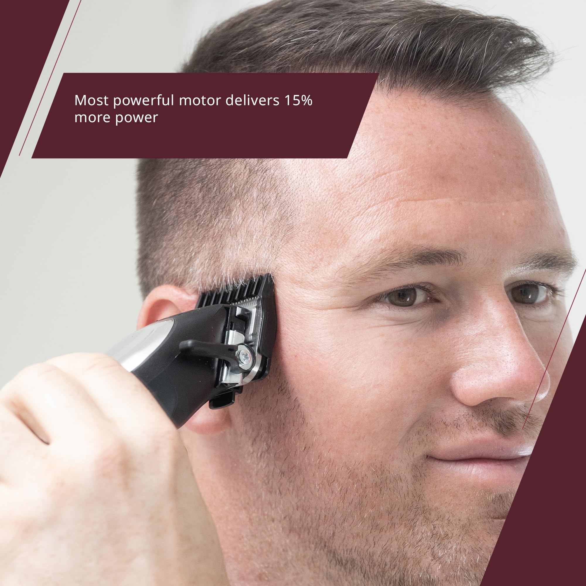 Wahl Elite Pro Cordless Lithium-Ion Hair Clipper Kit – 40% Faster Cutting, Adjustable Taper Lever, Quick-Charge 15 min for 5 min Use – Professional Home Haircutting for Men & Family (Model 3311) 🍁 All In One Marketplace Canada