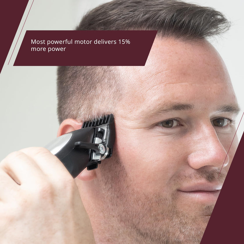Wahl Elite Pro Cordless Lithium-Ion Hair Clipper Kit – 40% Faster Cutting, Adjustable Taper Lever, Quick-Charge 15 min for 5 min Use – Professional Home Haircutting for Men & Family (Model 3311) 🍁 All In One Marketplace Canada