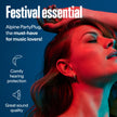Alpine PartyPlug Concert Ear Plugs - Noise Reduction Ear Plugs for Party, Concert, Festival and Music - Reusable Earplugs (Transparent (Multisize)) 🍁 All In One Marketplace Canada