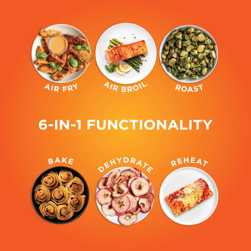 Ninja Foodi 6-in-1 8-qt. (7.6L) 2-Basket Air Fryer DualZone Technology, Match Cook & Smart Finish to Roast, Broil, Dehydrate & More for Quick, Easy Meals, Slate Grey (DZ201C) Canadian Version 🍁 All In One Marketplace Canada