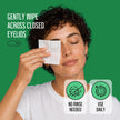 Tea Tree Eyelid Wipes – 100 Tea Tree Oil Eye Wipes for People with Dry Eyes & Allergies – Gentle Eyelid Cleanser with Hyaluronic Acid – Individually Wrapped & Biodegradable 🍁 All In One Marketplace Canada