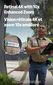 Ring Wired Doorbell Pro (Newest Model) — Retinal 4K with wide-angle video, 10x Enhanced Zoom, and Low-Light Sight, Deep Silver 🍁 All In One Marketplace Canada