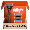 Gillette Razors, Fusion 5 Razor Men, 5-Blade, 1 Handle + 4 Refill 🍁 All In One Marketplace Canada