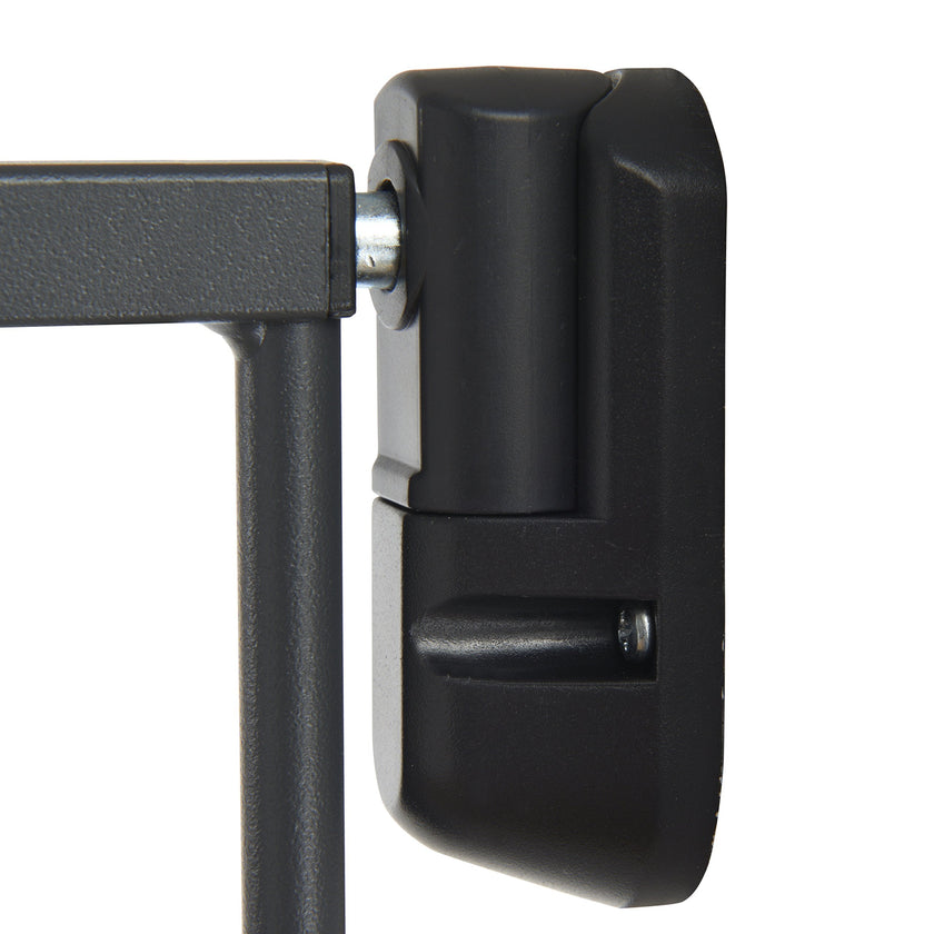 Munchkin Push to Close Baby Gate, Hardware Mounted Safety Gate for Stairs, Hallways and Doors, Extends 28.5 inch to 45 inch Wide, Metal, Dark Grey 🍁 All In One Marketplace Canada