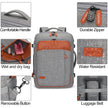 Carry on Backpack, Extra Large 40L Flight Approved Travel Backpack for Men & Women,Expandable Large Suitcase Backpacks With 4 Packing Cubes,Water Resistant Luggage Daypack Business Weekender Bag,Grey 🍁 All In One Marketplace Canada