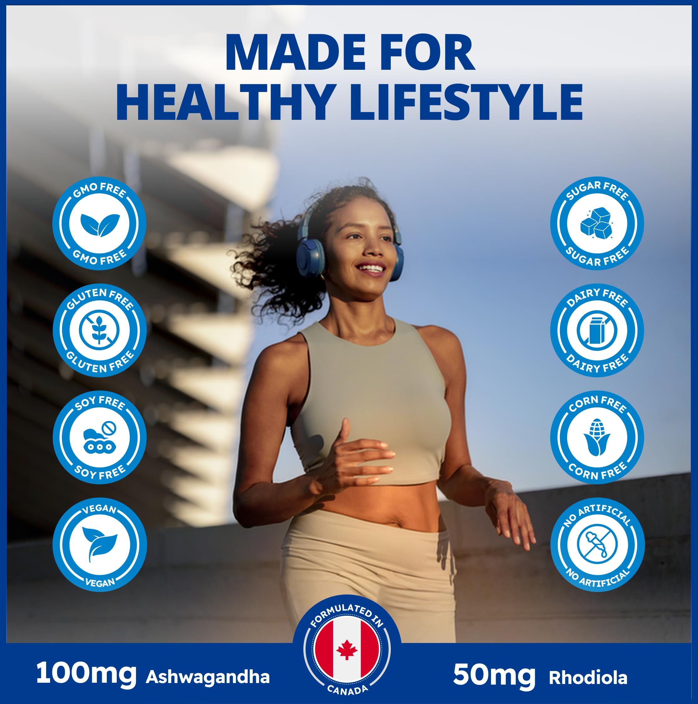 CanPrev Adrenal-Pro Recharge Yourself, 120 Vegan V-Caps with Siberian Ginseng, 30-Day Supply with Ashwagandha, Astragalus, L-Tyrosine, B5 & B6 - Supports Energy Levels, Physical and Mental Vitality 🍁 All In One Marketplace Canada