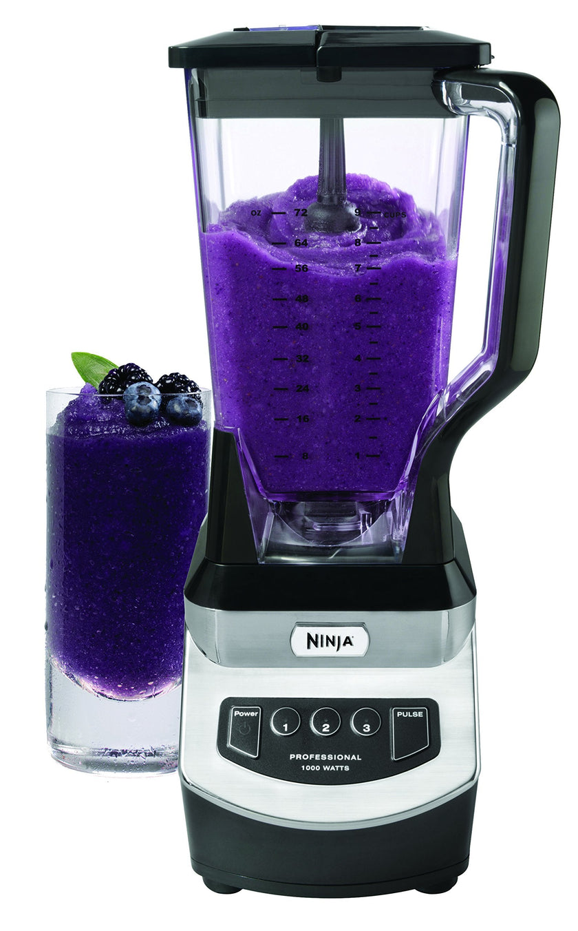 Ninja NJ600WMC Professional Blender, 72 oz Pitcher, Black/Silver, 900W (Canadian Version) 🍁 All In One Marketplace Canada
