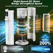 Portable Air Conditioners, 120 °rotating tower fan, portable AC for 3 wind speeds,Storm mode, 8H timing, Evaporative Air Cooler with remote control,750ML water tank, spray,cooling fan for home - white 🍁 All In One Marketplace Canada
