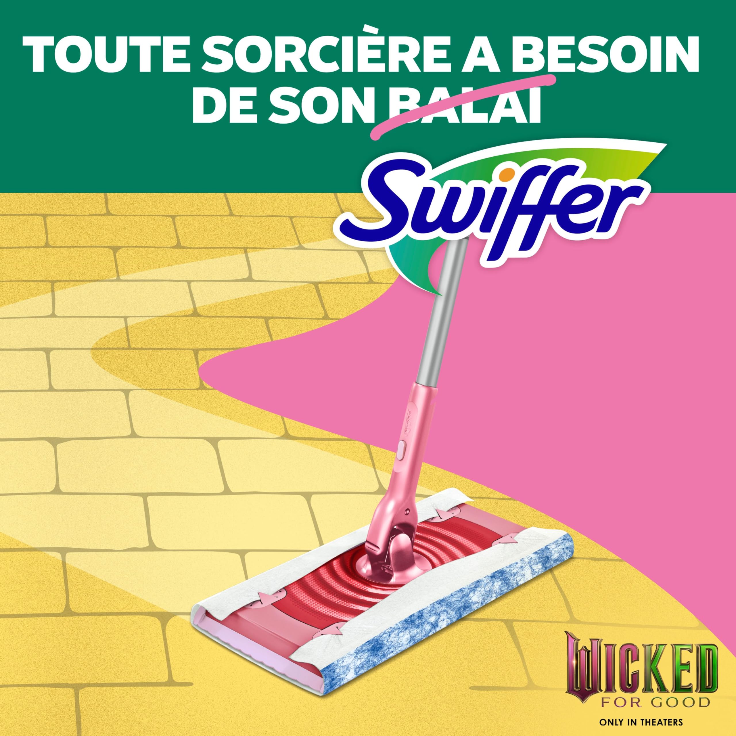 Swiffer Sweep and Mop Pro, 2-in-1 Floor Mopping , Multi-Surface Kit for Floor Cleaning, 5 Heavy Duty Dry Sweeping Cloths, 3 Heavy Duty Wet Mopping Cloths, Includes 1 Sweeper Device 🍁 All In One Marketplace Canada
