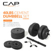 CAP Barbell 40-Pound Adjustable Cement Dumbbell Set – Versatile Vinyl Coated Weights for Home Gym Excellence 🍁 All In One Marketplace Canada
