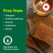 Organika Canadian-Made Bee Propolis Liquid- Natural Immune Support, Sore Throat Relief, Antioxidant, Alcohol-Free- 100 ml 🍁 All In One Marketplace Canada