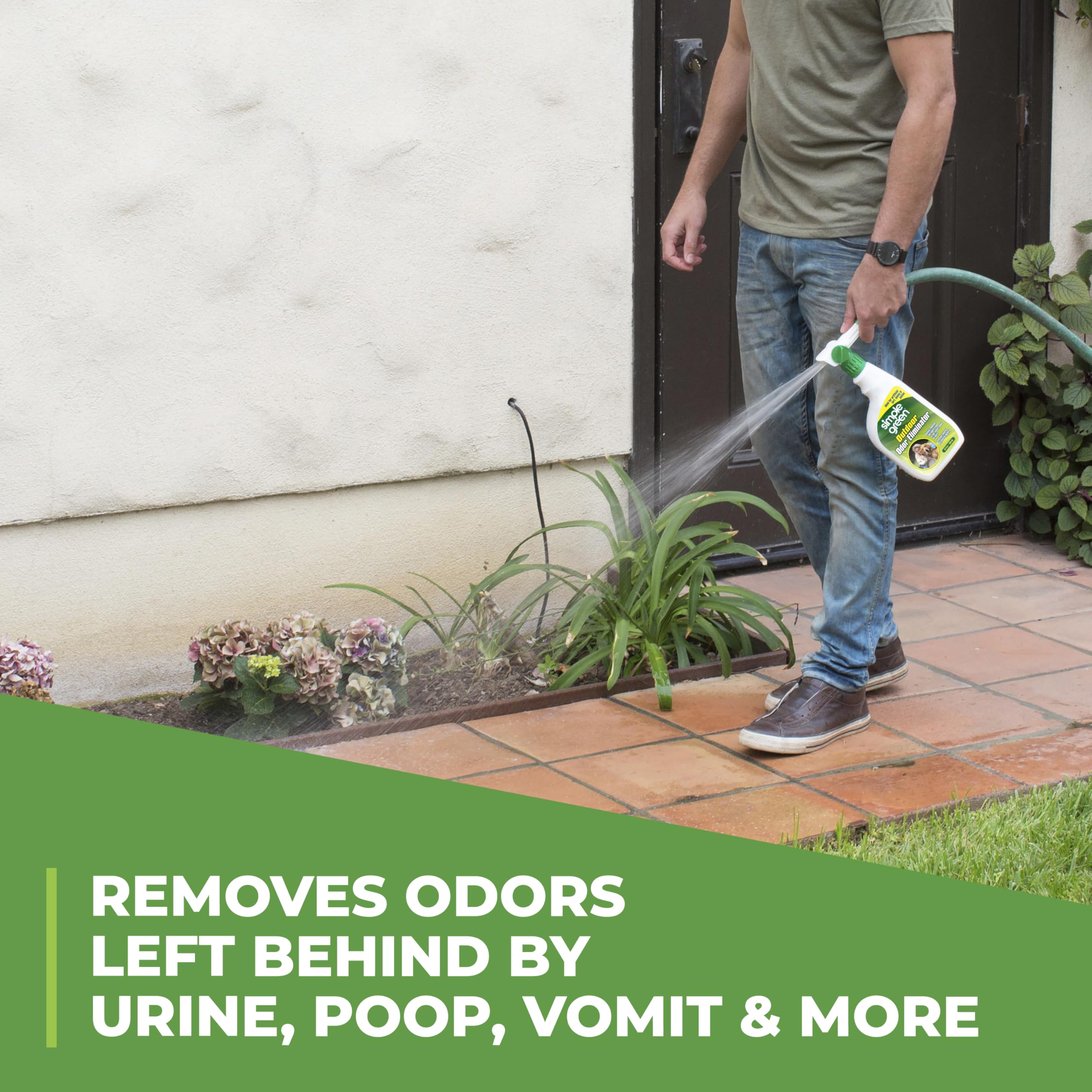 Simple Green Outdoor Odor Eliminator for Pets, Dogs, 1 Gallon Refill - Ideal for Artificial Lawns & Patio, Milky White 🍁 All In One Marketplace Canada
