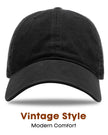 FURTALK Cotton Low Profile Baseball Cap Hat for Men Women Adjustable Dad Hat Four Seasons Classic Black 🍁 All In One Marketplace Canada