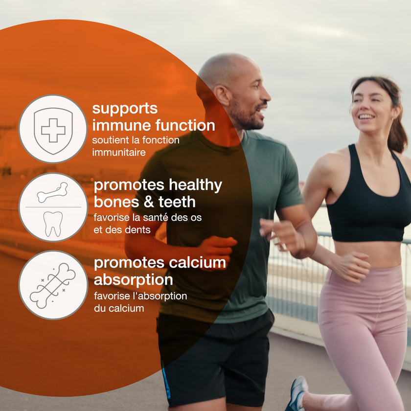 Youtheory K2D3 Zero Sugar Gummies, 1000 IU D3 & MK-7 100 mcg K2, Helps Develop & Maintain Bones & Teeth, Peach Flavour, Vegetarian, 60 Gummies 🍁 All In One Marketplace Canada