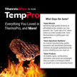 TempPro Digital Instant Read Meat Thermometer for Grilling Waterproof Kitchen Food Thermometer with Calibration Backlight Baking Bread Candy Thermometer Cooking Tools Utensils (Previously ThermoPro) 🍁 All In One Marketplace Canada