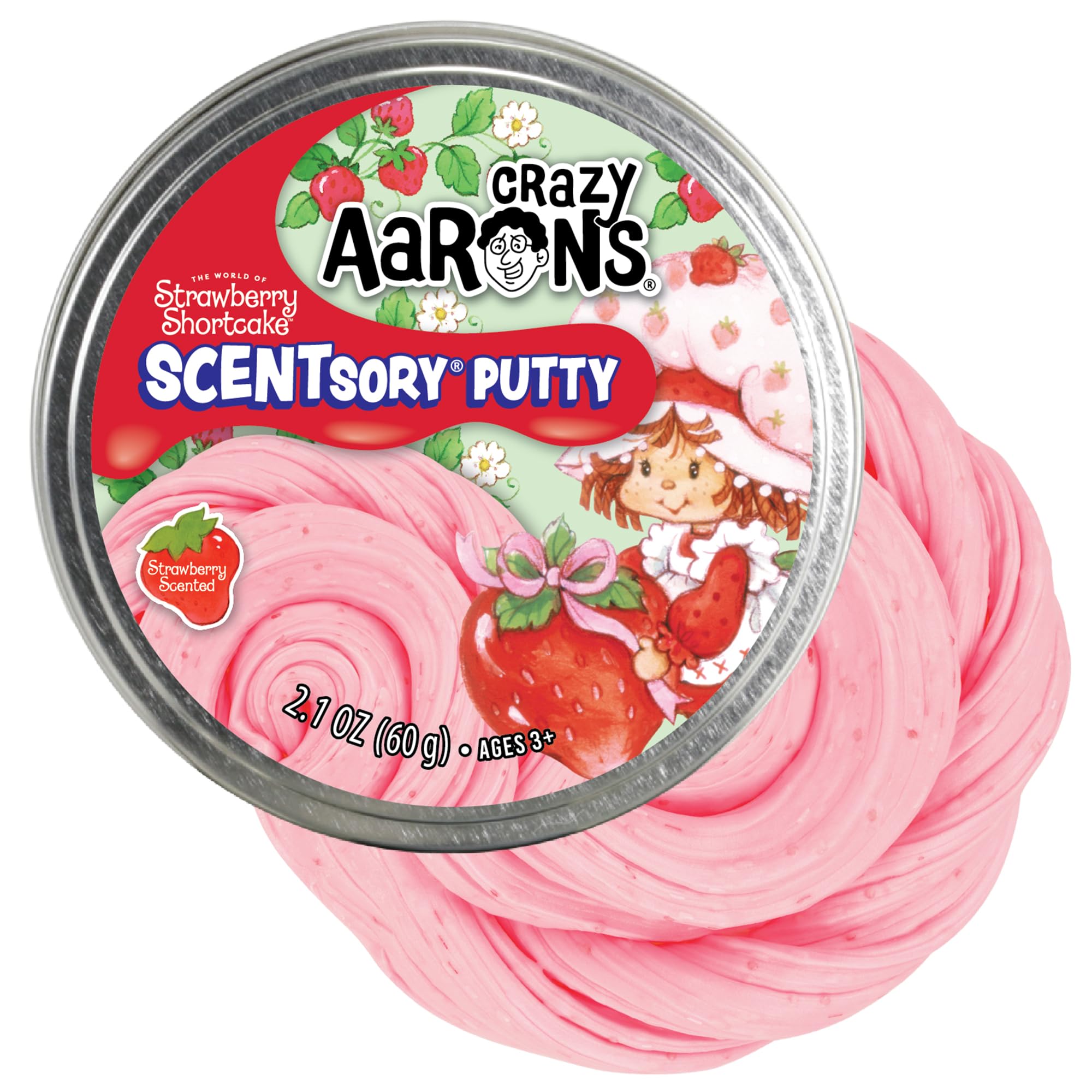 Crazy Aaron's Strawberry Shortcake™ SCENTsory® Putty - Made in USA 🍁 All In One Marketplace Canada