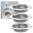 MR.SIGA Kitchen Sink Strainer, Stainless Steel Sink Drain Strainer, Dishwasher Safe, Outer Diameter4.4 inch/11.2cm, Inner Diameter 3 inch/7.6cm, Pack of 3 🍁 All In One Marketplace Canada