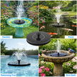 FYDGTPI Solar Fountain, Floating Solar Water Pump with 6 Nozzles & 4 Fixed Pipes, Solar Fountain for Bird Bath, Garden, Pond, Pool 🍁 All In One Marketplace Canada