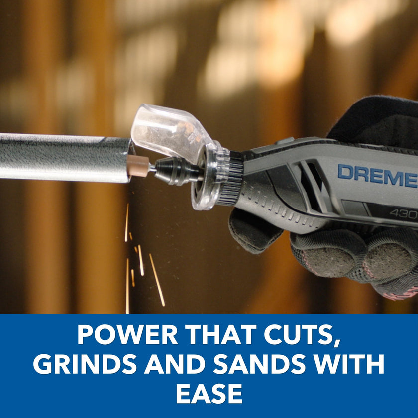Dremel 4300-5/40 High Performance Rotary Tool Kit with LED Light- 5 Attachments & 40 Accessories- Engraver, Sander, and Polisher- Perfect for Grinding, Cutting, Wood Carving, Sanding, and Engraving 🍁 All In One Marketplace Canada