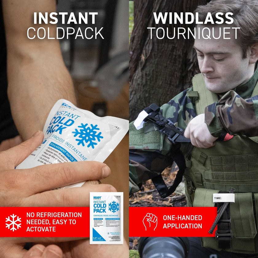 Ready First-Aid 300 Piece First-aid Kit - First Aid Kit for Car, Trousse De Premiers Soins, Home, Camping Essentials, Travel 🍁 All In One Marketplace Canada