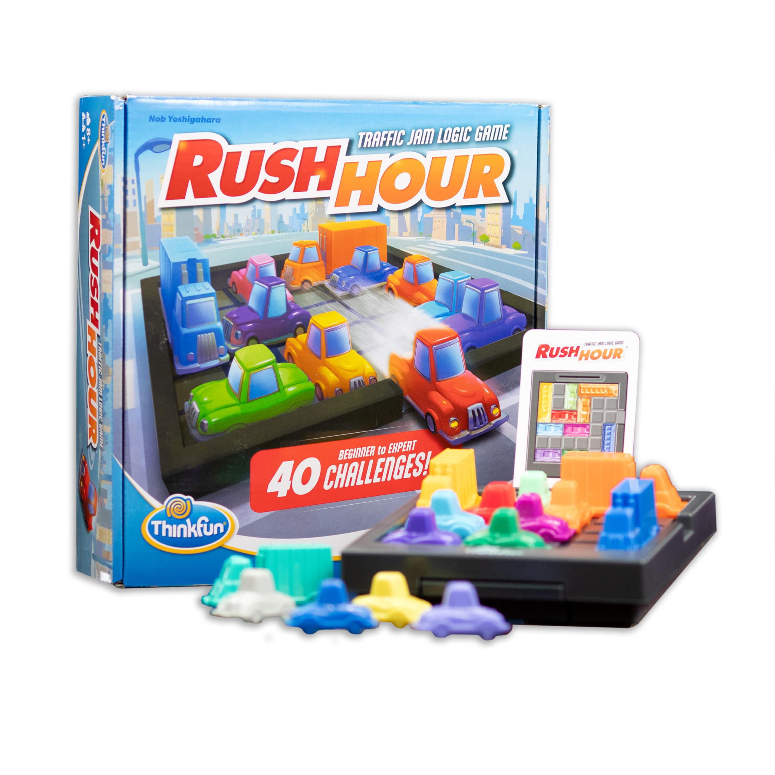 ThinkFun Rush Hour Traffic Jam Logic Game - Engaging STEM Toy for Kids Age 8 and Up | Enhances Reasoning & Planning Skills | Over 20 Awards Winner | Trusted Worldwide Seller for Over 20 Years 🍁 All In One Marketplace Canada